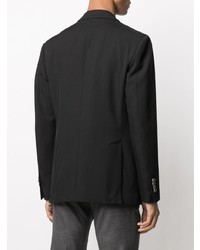 Мужской черный шерстяной пиджак от Gabriele Pasini