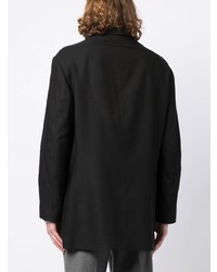 Мужской черный шерстяной пиджак от The Row