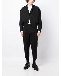 Мужской черный шерстяной пиджак от Christopher Nemeth