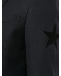 Мужской черный шерстяной пиджак от GUILD PRIME