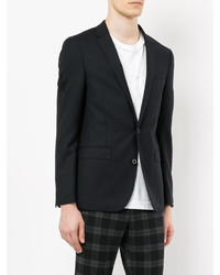 Мужской черный шерстяной пиджак от GUILD PRIME