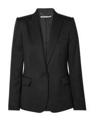 Женский черный шерстяной пиджак от Stella McCartney