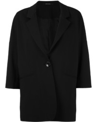 Женский черный шерстяной пиджак от Tagliatore