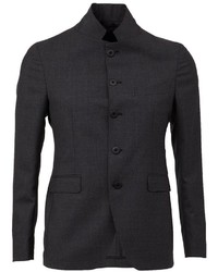Мужской черный шерстяной пиджак от Tagliatore