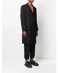 Мужской черный шерстяной пиджак от Yohji Yamamoto