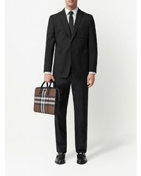 Мужской черный шерстяной пиджак от Burberry