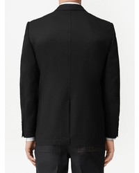 Мужской черный шерстяной пиджак от Burberry