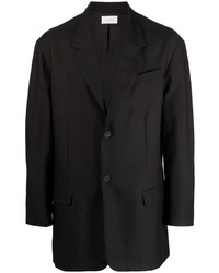 Мужской черный шерстяной пиджак от The Row