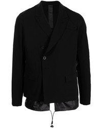 Мужской черный шерстяной пиджак от The Viridi-anne