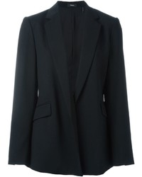Женский черный шерстяной пиджак от Theory
