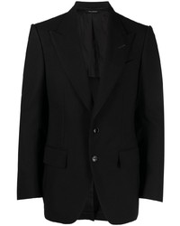 Мужской черный шерстяной пиджак от Tom Ford