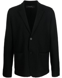 Мужской черный шерстяной пиджак от Transit