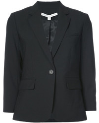 Женский черный шерстяной пиджак от Veronica Beard