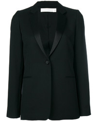 Женский черный шерстяной пиджак от Victoria Beckham