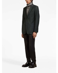 Мужской черный шерстяной пиджак от Ami Paris