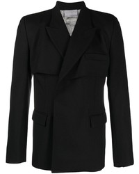 Мужской черный шерстяной пиджак от VTMNTS