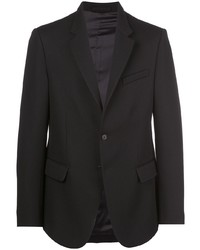 Мужской черный шерстяной пиджак от WARDROBE.NYC