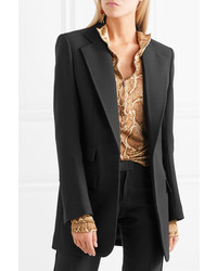 Женский черный шерстяной пиджак от Chloé
