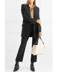 Женский черный шерстяной пиджак от Chloé