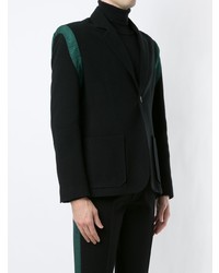 Мужской черный шерстяной пиджак от À La Garçonne