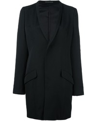 Женский черный шерстяной пиджак от Y's