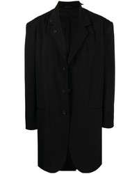 Мужской черный шерстяной пиджак от Yohji Yamamoto