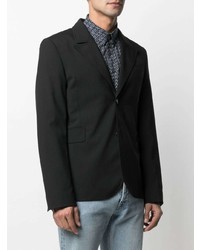 Мужской черный шерстяной пиджак от Zadig & Voltaire