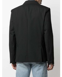 Мужской черный шерстяной пиджак от Zadig & Voltaire