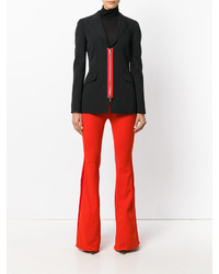 Женский черный шерстяной пиджак от Givenchy