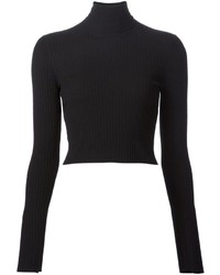 Женский черный шерстяной свитер от A.L.C.