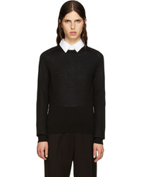 Женский черный шерстяной свитер от A.P.C.