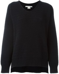 Женский черный шерстяной свитер от Antonio Berardi