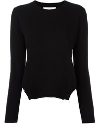 Женский черный шерстяной свитер от Ash
