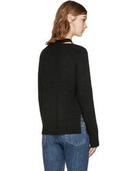 Женский черный шерстяной свитер от Rag & Bone