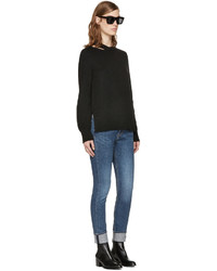 Женский черный шерстяной свитер от Rag & Bone