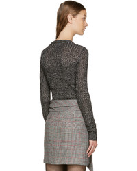 Женский черный шерстяной свитер от Isabel Marant