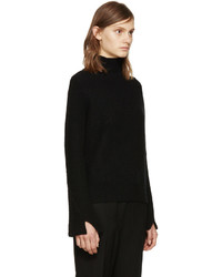 Женский черный шерстяной свитер от Proenza Schouler