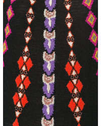 Женский черный шерстяной свитер от Etro