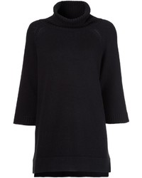 Женский черный шерстяной свитер от Co
