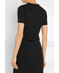 Женский черный шерстяной свитер от Proenza Schouler