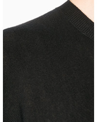 Женский черный шерстяной свитер от P.A.R.O.S.H.