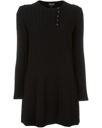Женский черный шерстяной свитер от Giorgio Armani