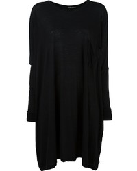 Женский черный шерстяной свитер от Isabel Benenato