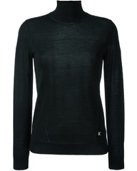 Женский черный шерстяной свитер от Kenzo