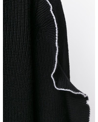 Женский черный шерстяной свитер от No.21