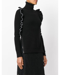 Женский черный шерстяной свитер от No.21