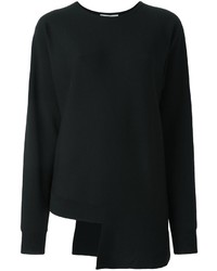 Женский черный шерстяной свитер от Tibi