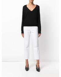 Женский черный шерстяной свитер от IRO