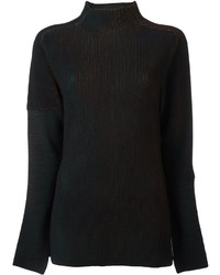 Женский черный шерстяной свитер от Y-3