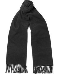 Мужской черный шерстяной шарф от Acne Studios